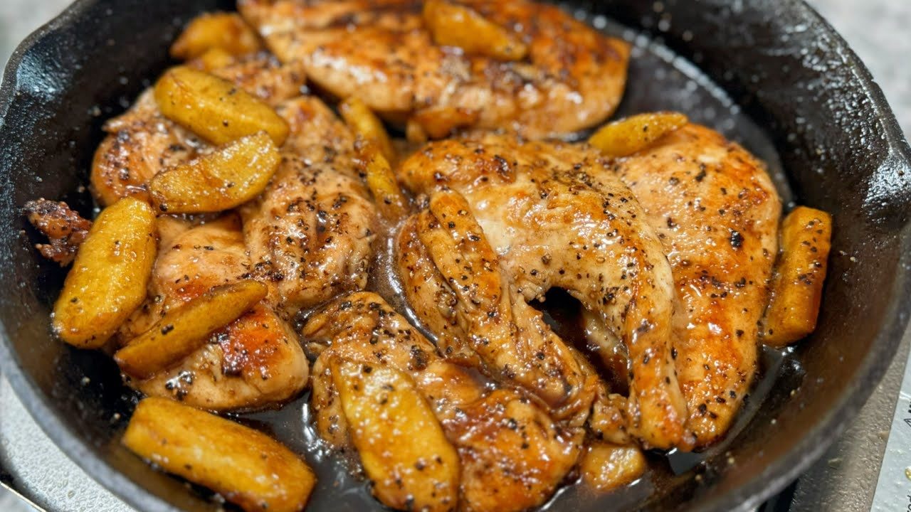 Apple Cider Glazed Chicken