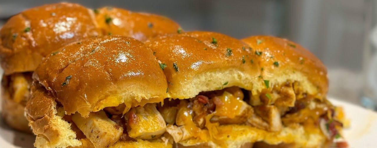 Chicken Bacon Ranch Sliders