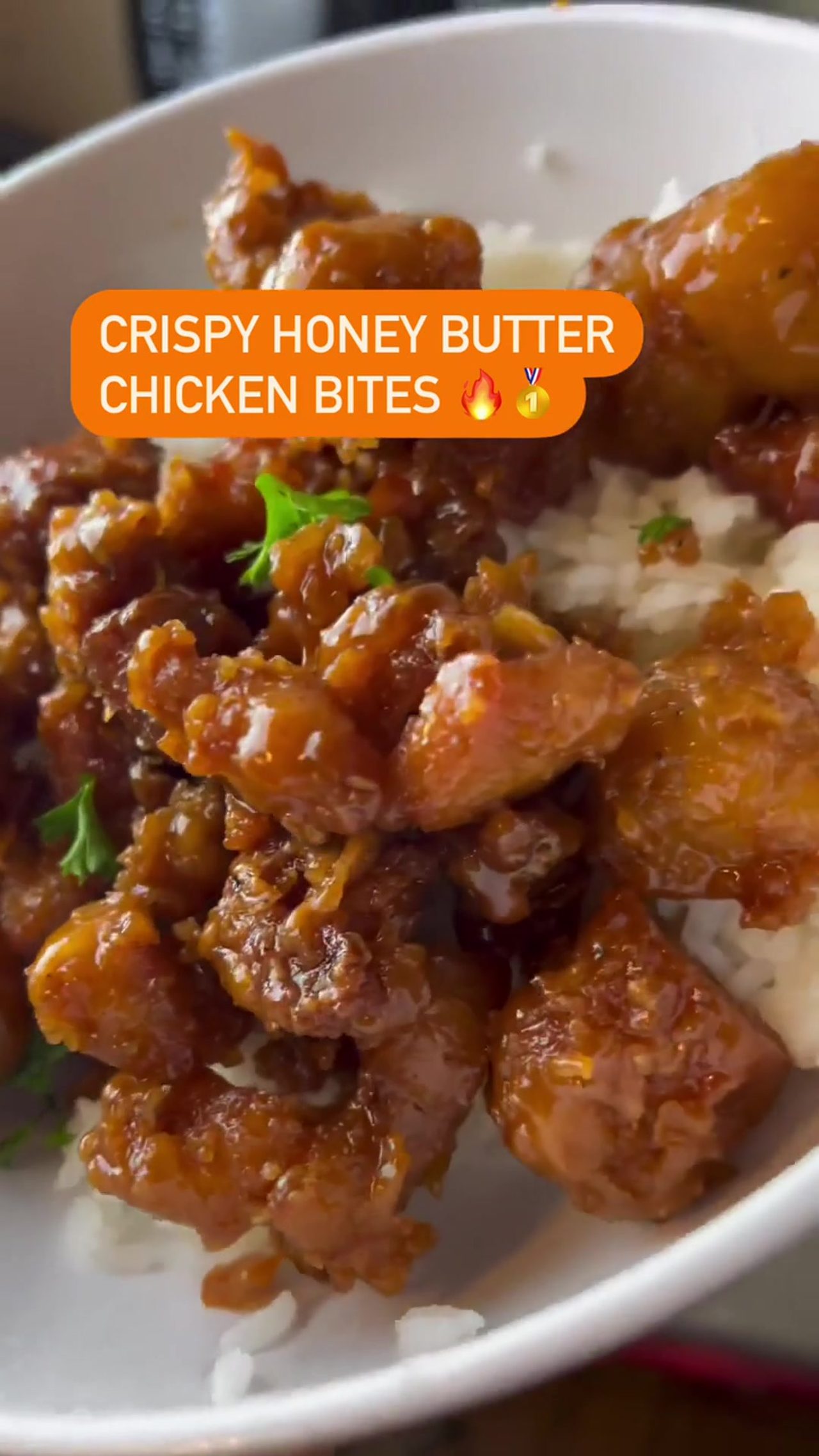 Crispy Honey Butter Chicken Bites