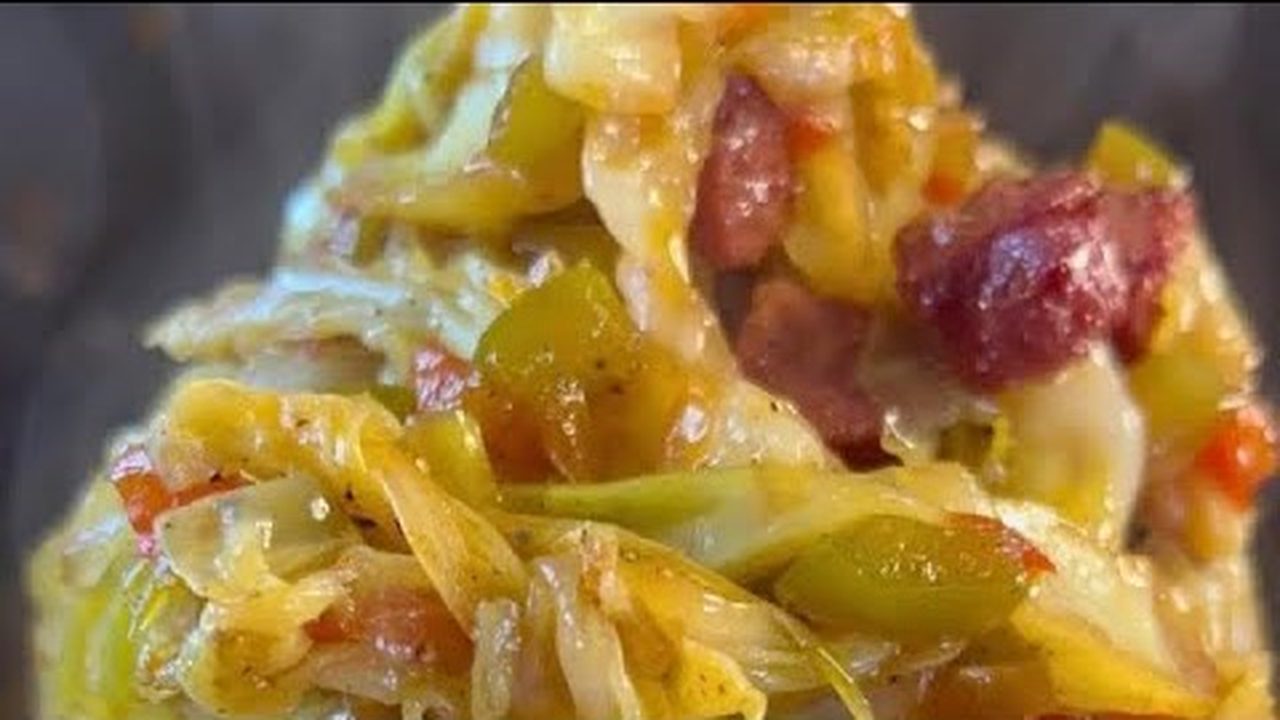 Fried Cabbage & Sausage