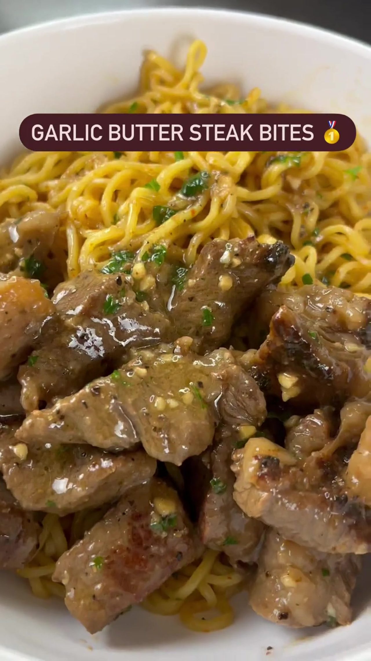 Garlic Butter Steak Bites