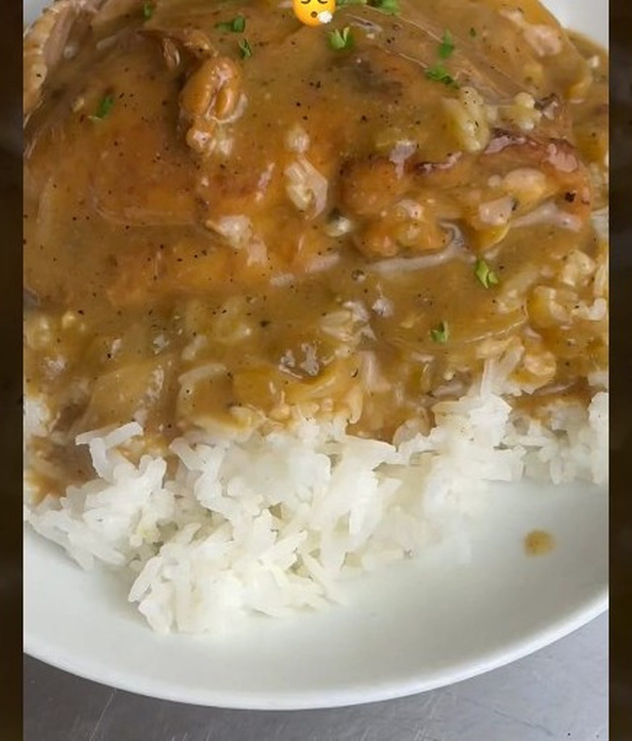 Smothered Chicken & Rice